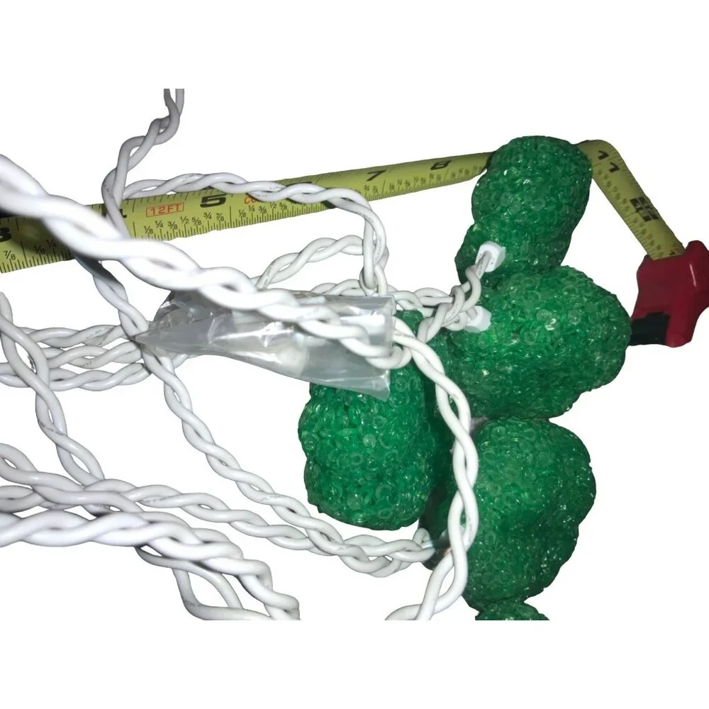 St Patrick's Day Green Shamrock String of 10 Lights